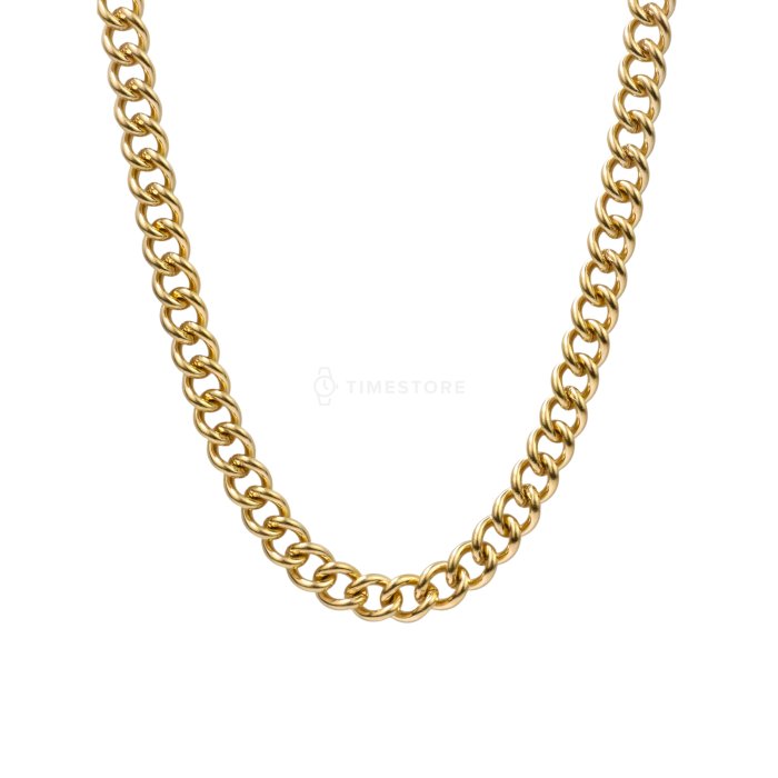 Retiazka v zlatej farbe z chirurgickej ocele s klasickým zapínaním TS-CN-0006