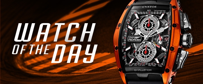 Hodinky Custos a Daniel Pedrosa