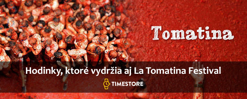 Chcete zažiť festival paradajok La Tomatina? Stavte na silikónové hodinky